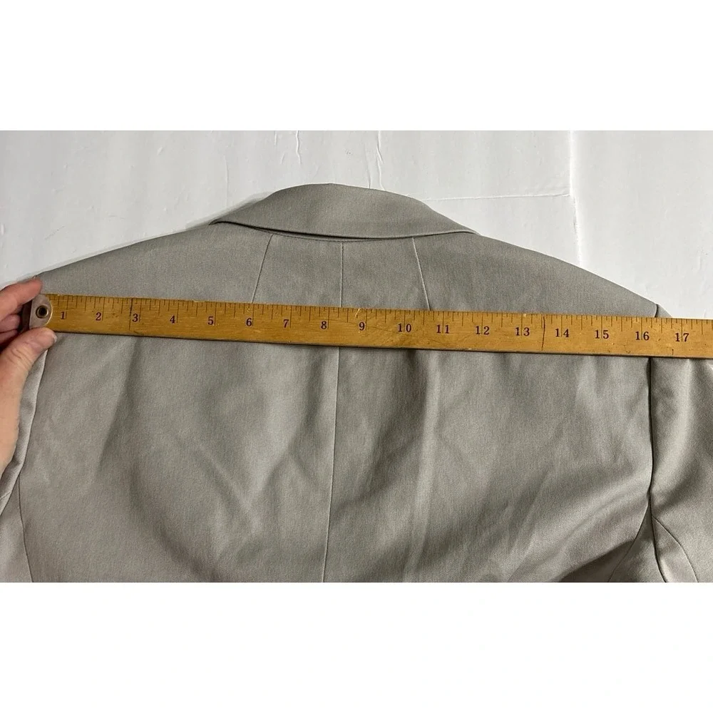 J.Crew Men's Light Gray one Button Blazer (No size Tag) AS IS